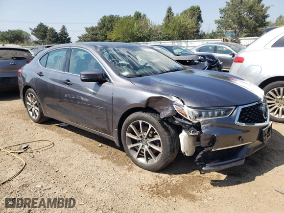 2018 Acura TLX with VIN 19UUB3F3XJA003225, listed as a Copart auction lot 68814594 with 48,547 mi miles and Salvage Title. Bid and sale history available at carsss.com. Image 4.