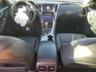 2016 Infiniti Q50 2.0t Premium with VIN JN1CV7AR4GM251873, listed as a Copart auction lot 46532635 with 90,028 mi miles and Salvage Title. Bid and sale history available at carsss.com. Image 8.