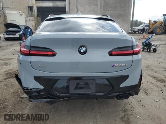 2024 BMW X4 M40i z VIN 5UX43DT05R9U81172, wystawiony jako Copart lot #50378605 z przebiegiem 12 198 mil mil oraz Szkoda całkowita • Salvage title. Historia ofert i sprzedaży dostępna na DreamBid. Obrazek 6.