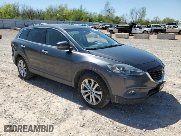 2013 Mazda CX-9 Grand Touring with VIN JM3TB3DV8D0404319, listed as a Copart auction lot 52599665 with 166,545 mi miles and Clean Title. Bid and sale history available at carsss.com. Image 4.