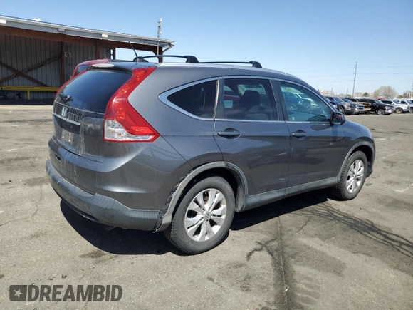 2012 Honda CR-V EX-L with VIN 2HKRM3H79CH513799, listed as a Copart auction lot 49715795 with 151,509 mi miles and Salvage Title. Bid and sale history available at carsss.com. Image 3.