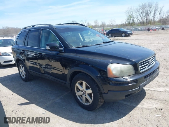 2007 Volvo XC90 I6 with VIN YV4CZ982771379514, listed as a IAAI auction lot 42064213 with 185,693 mi miles. Bid and sale history available at carsss.com. Image 1.