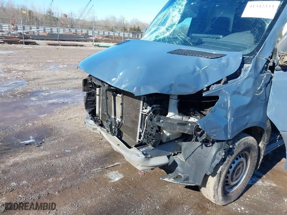 2019 Mercedes-Benz Sprinter Cargo Van with VIN WD4PF1CD1KT012635, listed as a IAAI auction lot 41342333 with 55,357 mi miles. Bid and sale history available at carsss.com. Image 6.