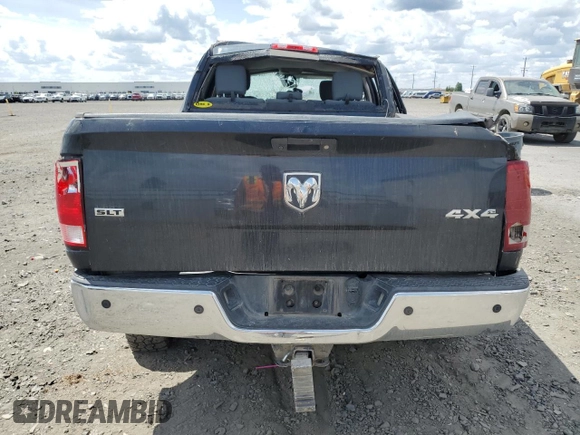 2016 Ram 2500 SLT with VIN 3C6UR5DL4GG287400, listed as a Copart auction lot 59224805 with 155,351 mi miles and Salvage title. Bid and sale history available at DreamBid. Image 6.