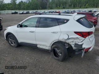 2018 Hyundai Santa Fe 2.4L with VIN 5NMZUDLB9JH073417, listed as a Copart auction lot 61690065 with 170,615 mi miles and Salvage title. Bid and sale history available at DreamBid. Image 2.