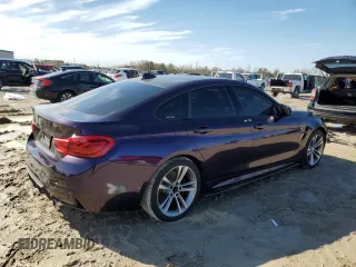 2018 BMW 4 Series 440i with VIN WBA4J5C51JBF07353, listed as a Copart auction lot 42490255 with 49,630 mi miles and Salvage Title. Bid and sale history available at DreamBid. Image 3.