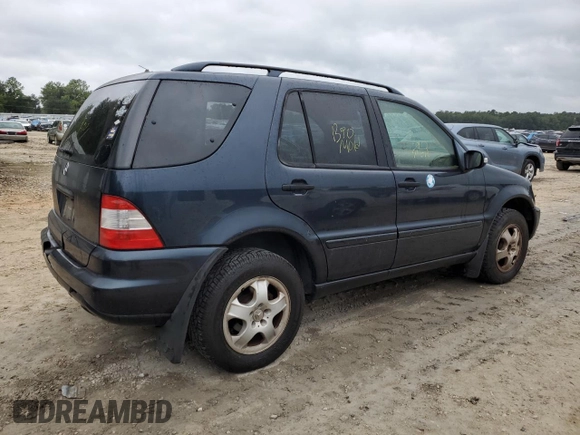 2003 Mercedes-Benz M-Class 3.7L with VIN 4JGAB57E63A410499, listed as a Copart auction lot 71107264 with 168,660 mi miles and Clean Title. Bid and sale history available at carsss.com. Image 3.