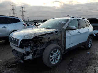 2019 Jeep Cherokee Latitude with VIN 1C4PJMCX9KD155363, listed as a Copart auction lot 46934065 with 68,195 mi miles and Salvage Title. Bid and sale history available at carsss.com. Image 1.