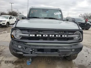 2023 Ford Bronco with VIN 1FMDE5AH9PLB38001, listed as a Copart auction lot 88151115 with 15,542 mi miles and Salvage title. Bid and sale history available at DreamBid. Image 5.