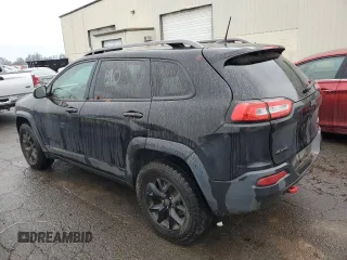 2017 Jeep Cherokee Trailhawk L Plus with VIN 1C4PJMBS9HW537640, listed as a Copart auction lot 84491674 with 121,396 mi miles and Clean Title. Bid and sale history available at carsss.com. Image 2.