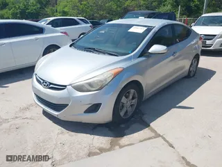 2013 Hyundai Elantra GLS with VIN KMHDH4AE6DU723373, listed as a IAAI auction lot 42007764 with 189,724 mi miles. Bid and sale history available at carsss.com. Image 2.
