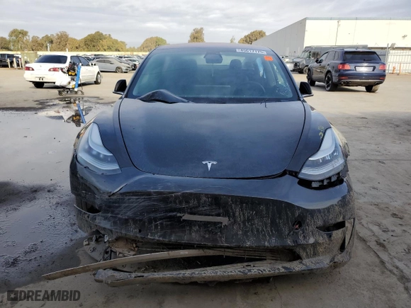 2018 Tesla Model 3 Long Range Battery with VIN 5YJ3E1EA8JF156599, listed as a Copart auction lot 45617175 with 86,381 mi miles and Salvage Title. Bid and sale history available at carsss.com. Image 5.