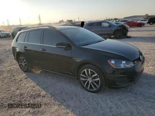 2016 Volkswagen Golf SportWagen TSI S with VIN 3VWC17AU1GM520068, listed as a Copart auction lot 75169214 with 103,329 mi miles and Salvage Title. Bid and sale history available at carsss.com. Image 4.
