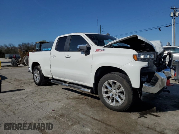 2020 Chevrolet Silverado 1500 LT with VIN 1GCRYDED1LZ325212, listed as a Copart auction lot 51409505 with 76,030 mi miles and Salvage Title. Bid and sale history available at DreamBid. Image 4.