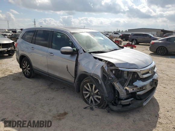 2019 Honda Pilot EX-L with VIN 5FNYF5H49KB013887, listed as a Copart auction lot 44258315 with 159,115 mi miles and Salvage title. Bid and sale history available at DreamBid. Image 4.