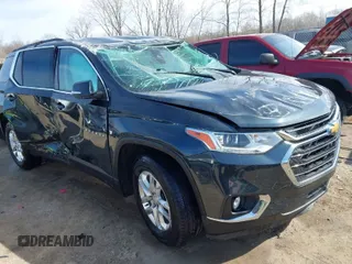 2021 Chevrolet Traverse LT Cloth with VIN 1GNERGKW2MJ170390, listed as a IAAI auction lot 41875990 with 58,598 mi miles. Bid and sale history available at carsss.com. Image 1.