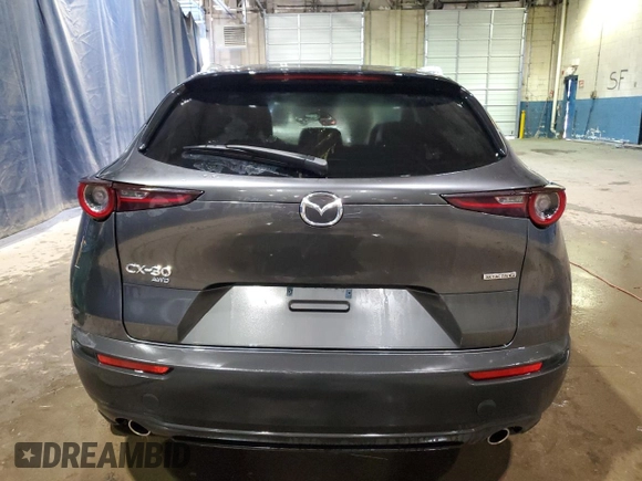 2023 Mazda CX-30 S Premium with VIN 3MVDMBDM4PM526295, listed as a Copart auction lot 88983565 with 54,991 mi miles and Non Repairable. Bid and sale history available at carsss.com. Image 6.
