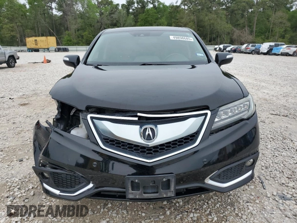 2017 Acura RDX Advance with VIN 5J8TB3H7XHL012470, listed as a Copart auction lot 49898685 with 129,829 mi miles and Clean title. Bid and sale history available at DreamBid. Image 5.