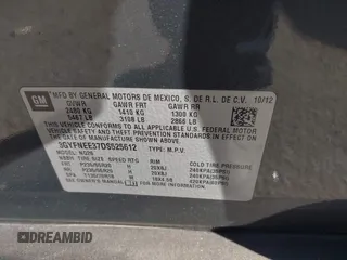 2013 Cadillac SRX Premium Collection z VIN 3GYFNEE37DS525612, wystawiony jako IAAI lot #41344221 z przebiegiem 119 573 mil mil oraz . Historia ofert i sprzedaży dostępna na DreamBid. Obrazek 9.