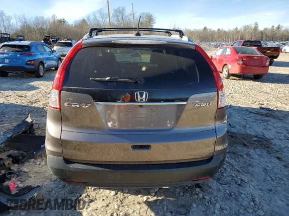2013 Honda CR-V EX-L with VIN 5J6RM4H7XDL084279, listed as a Copart auction lot 80391584 with Not Provided miles and Salvage Title. Bid and sale history available at DreamBid. Image 6.