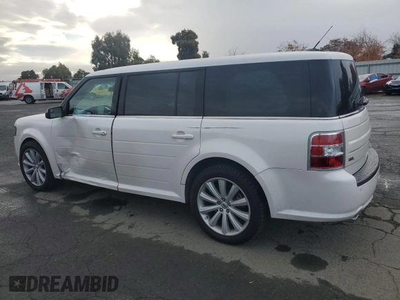 2014 Ford Flex SEL z VIN 2FMGK5C88EBD35693, wystawiony jako Copart lot #81798974 z przebiegiem 165 123 mil mil oraz Szkody całkowita. Historia ofert i sprzedaży dostępna na DreamBid. Obrazek 2.