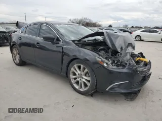 2017 Mazda Mazda6 Touring with VIN JM1GL1V53H1105492, listed as a Copart auction lot 89200735 with 0 mi miles and Salvage Title. Bid and sale history available at carsss.com. Image 4.