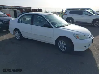 2005 Honda Civic Sdn LX SSRS with VIN 2HGES16645H630173, listed as a IAAI auction lot 41852270 with 176,012 mi miles. Bid and sale history available at carsss.com. Image 1.