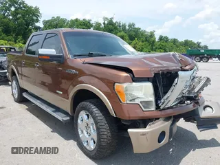 2011 Ford F-150 XLT with VIN 1FTFW1ET0BFC17808, listed as a IAAI auction lot 42403787 with 155,693 mi miles and . Bid and sale history available at DreamBid. Image 1.