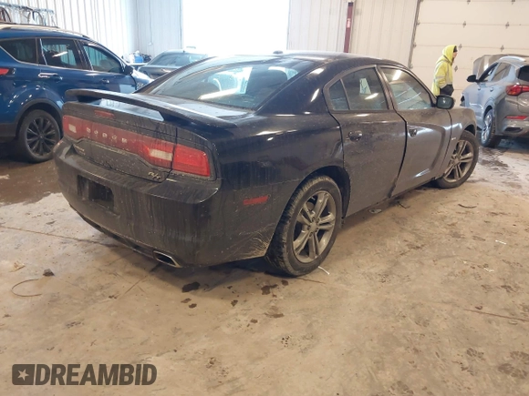 2014 Dodge Charger RT with VIN 2C3CDXDT5EH248671, listed as a IAAI auction lot 41430969 with 173,167 mi miles. Bid and sale history available at carsss.com. Image 4.