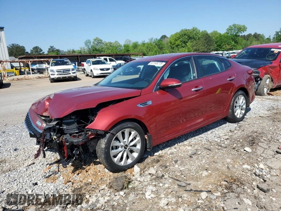 2018 Kia Optima LX with VIN 5XXGT4L35JG225436, listed as a Copart auction lot 52165275 with 11,529 mi miles and Salvage Title. Bid and sale history available at carsss.com. Image 1.