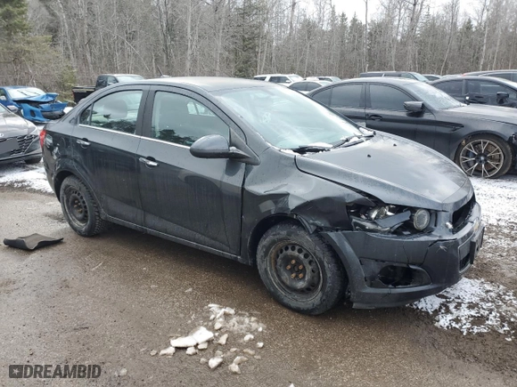 2014 Chevrolet Sonic LT with VIN 1G1JC5SH4E4221251, listed as a Copart auction lot 49669945 with 0 mi miles and Salvage Title. Bid and sale history available at carsss.com. Image 4.