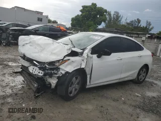 2018 Chevrolet Cruze LS with VIN 1G1BC5SM9J7132494, listed as a Copart auction lot 50575775 with 112,737 mi miles and Salvage Title. Bid and sale history available at DreamBid. Image 1.