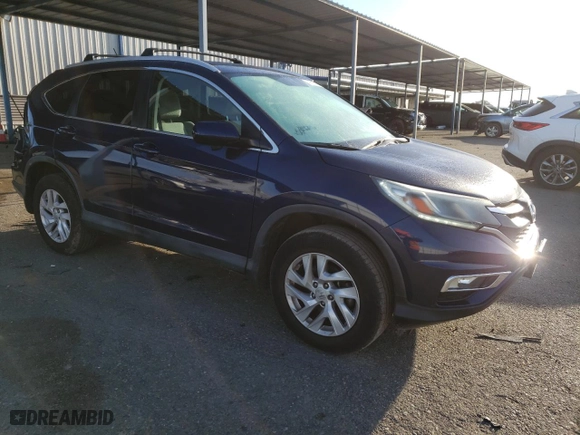 2016 Honda CR-V EX with VIN 3CZRM3H57GG708811, listed as a Copart auction lot 49593795 with 84,861 mi miles and Salvage Title. Bid and sale history available at carsss.com. Image 4.