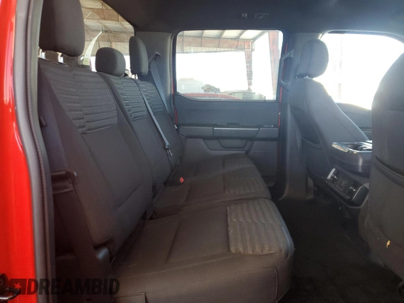 2023 Ford F-150 XL with VIN 1FTEW1CP3PKD22908, listed as a Copart auction lot 49398685 with 16,931 mi miles and Salvage Title. Bid and sale history available at carsss.com. Image 10.