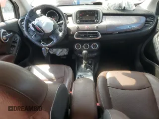 2017 FIAT 500X Lounge with VIN ZFBCFXDB7HP518161, listed as a Copart auction lot 60134985 with 51,357 mi miles and Salvage title. Bid and sale history available at DreamBid. Image 8.