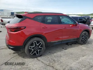 2023 Chevrolet Blazer RS with VIN 3GNKBKRS0PS111791, listed as a Copart auction lot 61248575 with 14,702 mi miles and Salvage title. Bid and sale history available at DreamBid. Image 3.