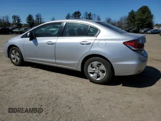 2014 Honda Civic Sedan LX with VIN 19XFB2F55EE251775, listed as a Copart auction lot 50486415 with 44,277 mi miles and Salvage Title. Bid and sale history available at carsss.com. Image 2.