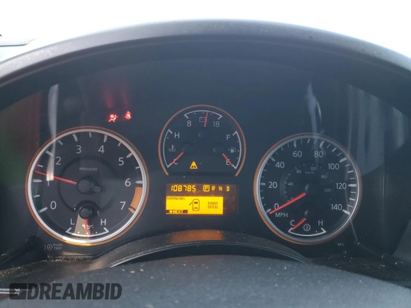 2011 Nissan Titan SV with VIN 1N6BA0ED3BN318313, listed as a Copart auction lot 86282354 with 108,785 mi miles and Non Repairable. Bid and sale history available at DreamBid. Image 9.