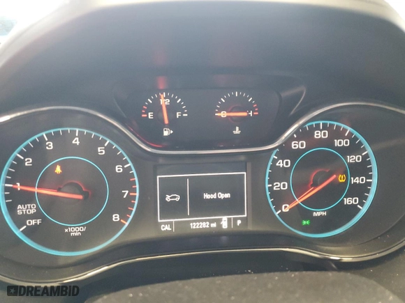 2016 Chevrolet Cruze LT with VIN 1G1BE5SM8G7266786, listed as a Copart auction lot 51242935 with 122,282 mi miles and Salvage Title. Bid and sale history available at carsss.com. Image 9.