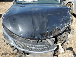 2015 Chrysler 200 C with VIN 1C3CCCEG6FN540240, listed as a Copart auction lot 57200622 with 0 mi miles and Salvage Title. Bid and sale history available at carsss.com. Image 7.