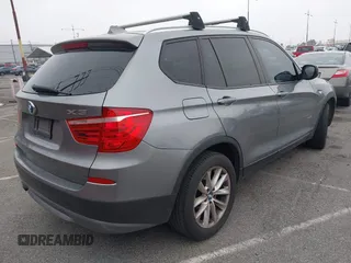 2014 BMW X3 xDrive28i with VIN 5UXWX9C52E0D16722, listed as a IAAI auction lot 42167774 with 179,444 mi miles and . Bid and sale history available at DreamBid. Image 4.