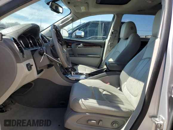2015 Buick Enclave Leather with VIN 5GAKVBKD0FJ158638, listed as a Copart auction lot 46657995 with 76,015 mi miles and Salvage Title. Bid and sale history available at carsss.com. Image 7.