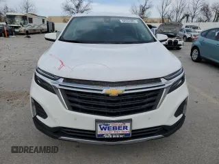 2022 Chevrolet Equinox LT with VIN 3GNAXKEV6NL309974, listed as a Copart auction lot 48933985 with 35,563 mi miles and Salvage Title. Bid and sale history available at DreamBid. Image 5.