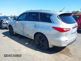 2013 Infiniti JX35 with VIN 5N1AL0MMXDC345352, listed as a IAAI auction lot 40145431 with 105,286 mi miles and . Bid and sale history available at DreamBid. Image 3.