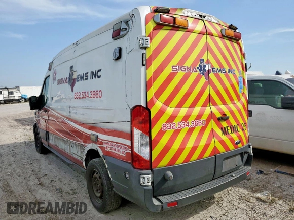 2018 Ford Transit с VIN 1FDYR2CM7JKA80501, выставлен на аукционе Copart как лот 54597915 с пробегом 353 695 миль миль и Списание • Salvage title. История ставок и продаж доступна на DreamBid. Изображение 2.
