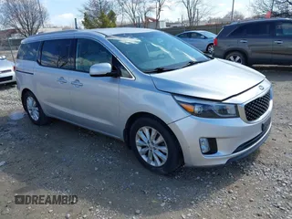 2015 Kia Sedona EX with VIN KNDMC5C11F6034996, listed as a IAAI auction lot 41861066 with 95,506 mi miles. Bid and sale history available at carsss.com. Image 1.