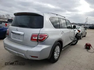 2017 Nissan Armada SL with VIN JN8AY2NC1H9506654, listed as a Copart auction lot 76778673 with Not Provided miles. Bid and sale history available at carsss.com. Image 3.