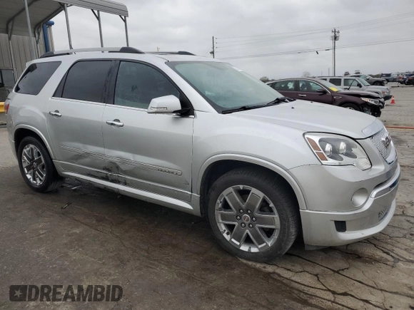 2011 GMC Acadia Denali with VIN 1GKKRTED9BJ280272, listed as a Copart auction lot 50014345 with Not Provided miles and Clean Title. Bid and sale history available at DreamBid. Image 4.