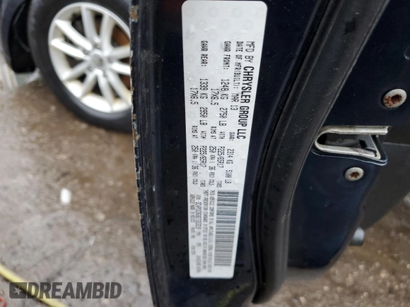 2013 Dodge Journey SXT with VIN 3C4PDCBG8DT653229, listed as a Copart auction lot 47791875 with 141,681 mi miles and Clean Title. Bid and sale history available at DreamBid. Image 13.
