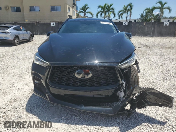 2023 Infiniti QX50 Sport with VIN 3PCAJ5FB0PF115250, listed as a Copart auction lot 56046004 with 17,100 mi miles and . Bid and sale history available at DreamBid. Image 5.
